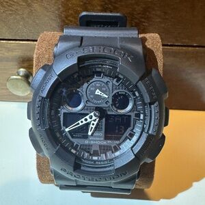 Casio G-Shock GA-100 Analog and Digital Multifunction Black Watch